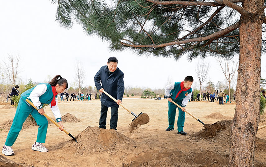 习近平：努力建设人与自然和谐共生的现代化